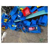 Numerous bins that came out of the vans