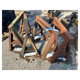 4 Steel saw horses