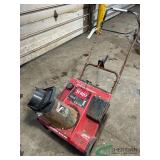 Single stage snow blower