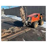 Ditch Witch 410SX trencher/vibratory plow with boring rods and bits
