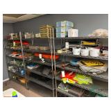 3 Shelving units contents not included