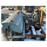 Broom for front of pay loader