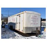 2004 United Enclosed Trailer with built in shelving 22ft
