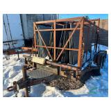 Tandem axle trailer with Yard mats included trailer is under 2500lbs no title