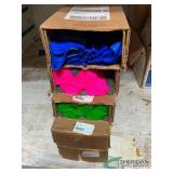 Numerous marker flags with LSI logo