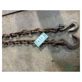 23ft chain with 2 hooks