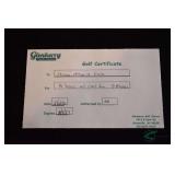 Glenkerry Golf Course (4) players 18 holes with cart