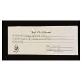 Mason Depot Diner $100 Gift Certificate