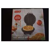Mini Waffle Maker Gift Set