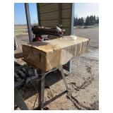 Craftsman 10" radial arm saw, bldg:green