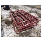 (6) cattle gates 9ft, row: 5