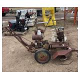 David Bradley brush cutter & (2) David Bradley rototillers, row:5