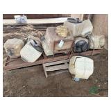 White planter insecticide boxes