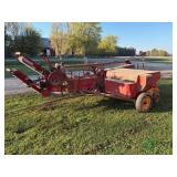 New Holland 268 Hayliner Square baler with NH baler thrower, S/N -  24754