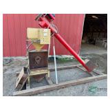 AFS electric mill with loading auger,  10hp motor single phase