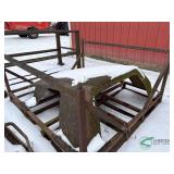 Metal storage rack, stackable