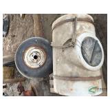 Poly tank and implement tires