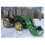 2021 John Deere 5065E Tractor with 520M Loader