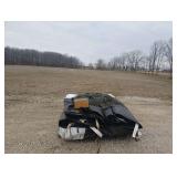 Inland Bale tarps with ropes and repair tape