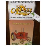 Rumely Oil Pull, Massey-Harris and International Wall hangings, reproductions