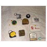 Measuring tapes and levels - various dealers