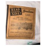 John Deere Starw Walker Thresher Operators Manual