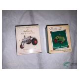 Tractor Christmas ornaments