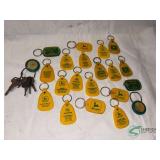 John Deere key chains -various dealers