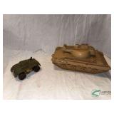 Vintage Toy Tanks