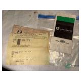 Vintage John Deere Paperwork