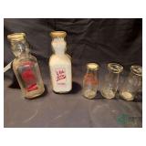 Glass Milk Bottles, west Michigan Dairies