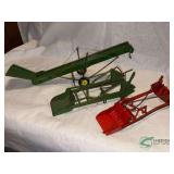 John Deere Elevator and Toy Tractor Loaders