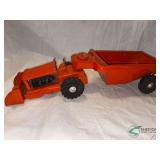 Vintage Earth Mover, Scraper Tractor