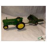 John Deere Toy Tractor and Baler