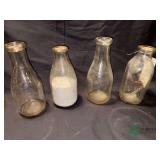 Glass Milk Bottles