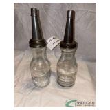 Vintage Oil Spouts and jars