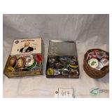 Numerous Campaign buttons- various