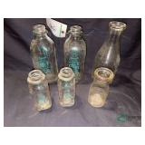 Hickory Ridge Dairy Glass Milk and Cream Bottles