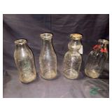 Glass Milk Bottles