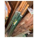 (4) John Deere Umbrelllas