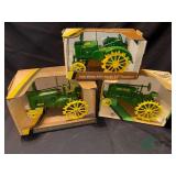 John Deere GP, G and A on steel