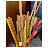 Yard Sticks - various ages and dealers