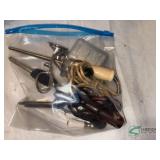 Vintage Hair curling irons and misc.