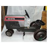 White Pedal Tractor
