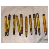 Vintage John Deere Bullet Pencils - various dealers