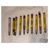 Vintage John Deere Bullet Pencils - various dealers
