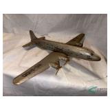 Vintage Tin Toy Airplane