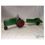 Oliver Toy Tractor and Manure Spreader