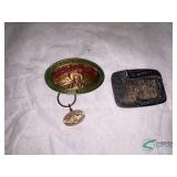 Waterloo Boy and Rumely Belt Buckles