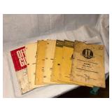 Tractor Manuals - various makes and models